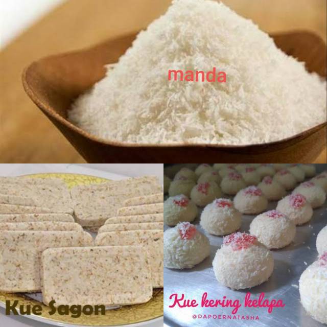 

Kelapa parut putih kering