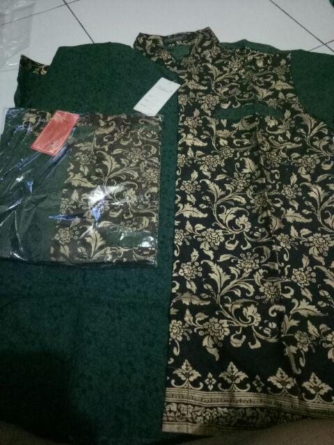 Kemeja Batik Anak Prada Navy