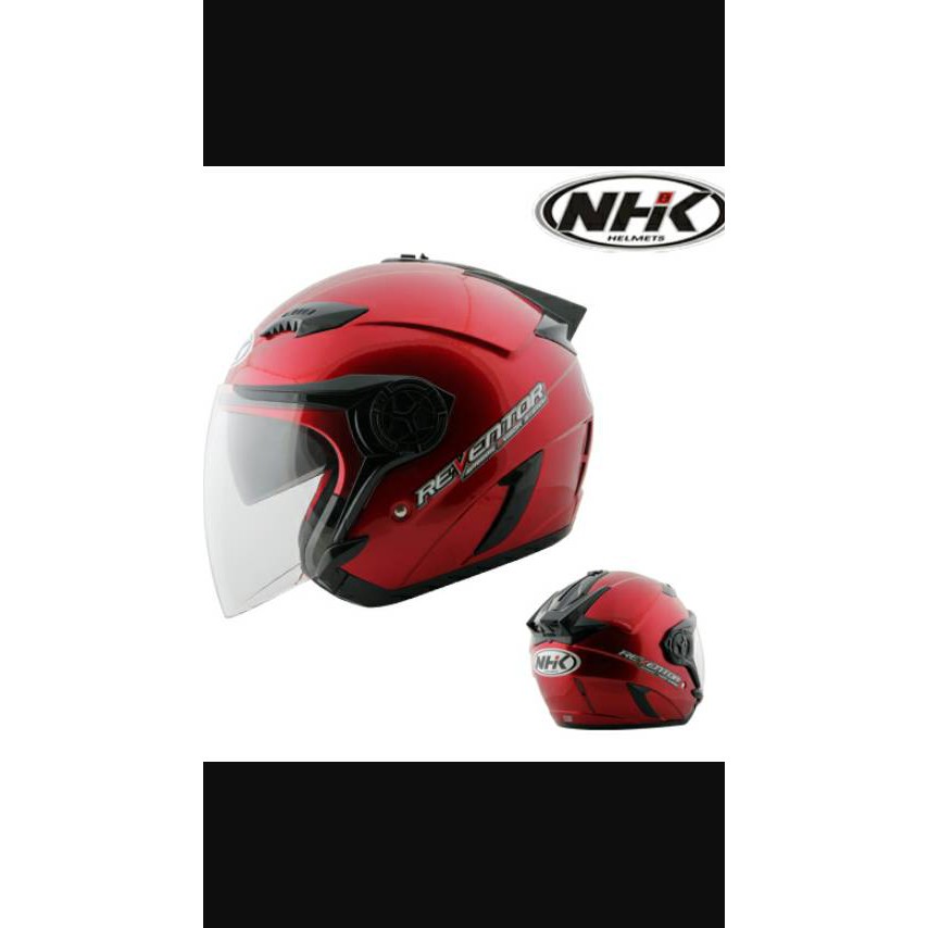 HM-1059 Helm Nhk Reventor 2 Visor Solid Murah