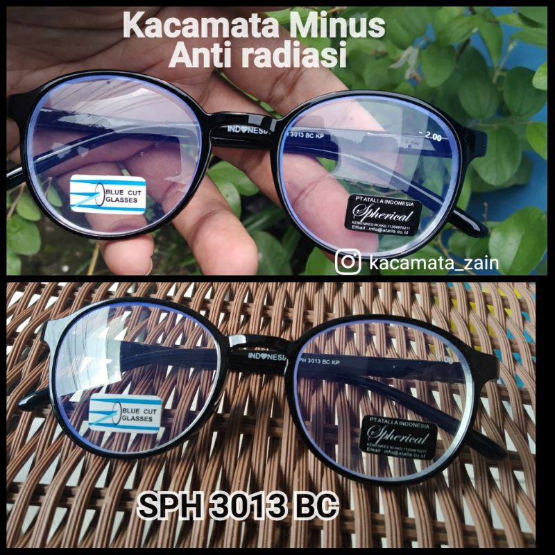 KACAMATA MINUS ANTI RADIASI Bluecut/blueray.