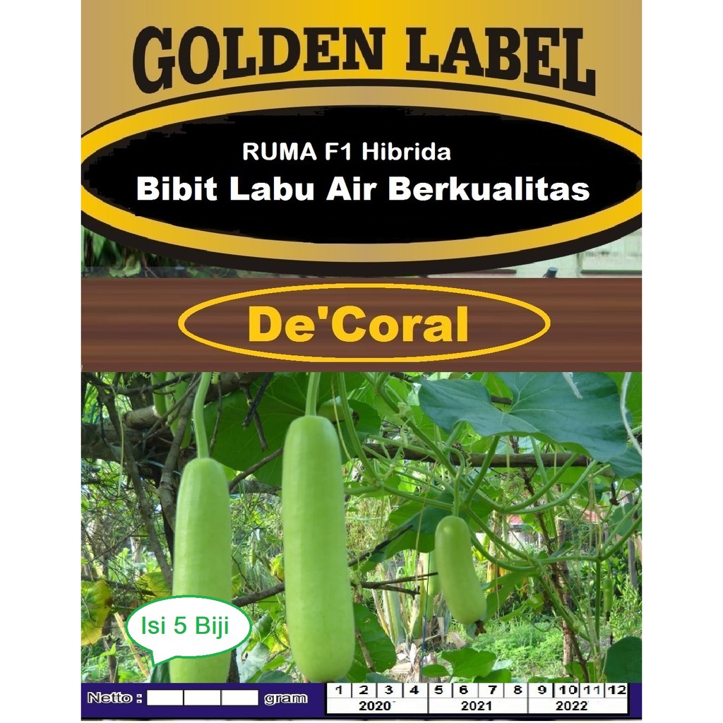 Bibit Labu Air RUMA F1 Hibrida |Benih Labu air | Labu Siam