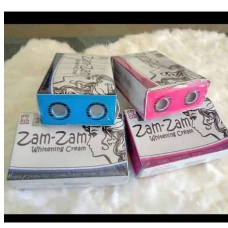 READY Original Paket Cream Zamzam / cream zamzam pink / cream zamzam biru / Pink / Biru , Zam zam
