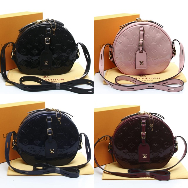 Lv Boite Chapeau Vernish 52999# with Box