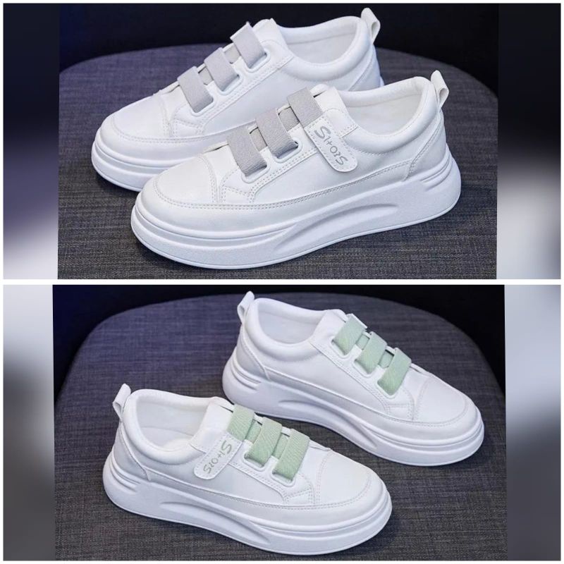 Sepatu sport wanita / Fashion white / sepatu fashion white