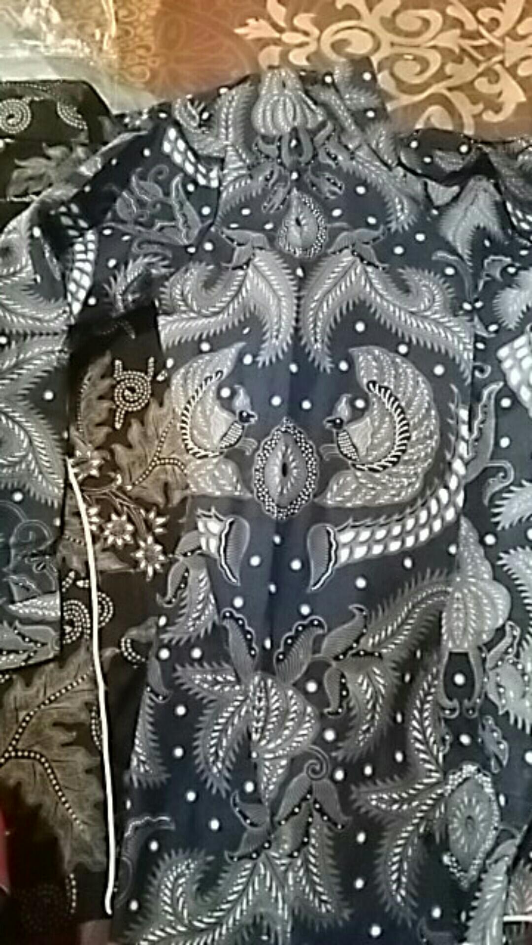 Tey-17 Batik Wanita Asj Sa Hrb026 Kenongo Kemeja Tosca Pendek