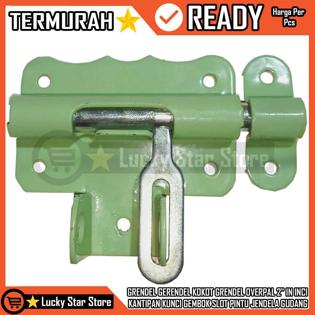 Kunci Grendel Pengunci Konci Pintu Lemari Kamar Mandi Tidur Toko Gudang  Overpal Gembok Gembuk Kure 