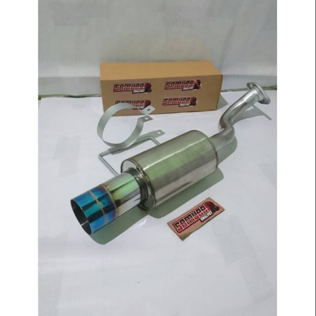 Knalpot HKS BRIO knalpot mobil bolt on HONDA BRIO Knalpot HKS BURNTIP