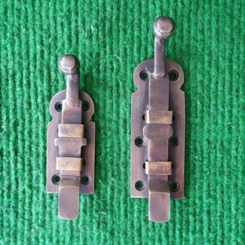 Kunci Slot Pintu Kuningan Antik