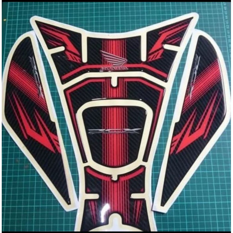 Sticker Stiker Timbul Resin Deck pad Tankpad Honda All New PcX Full Set