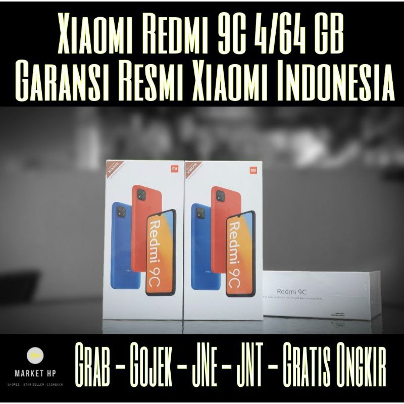 Xiaomi Redmi 9C 4/64 GB New Garansi Resmi Xiaomi Indonesia
