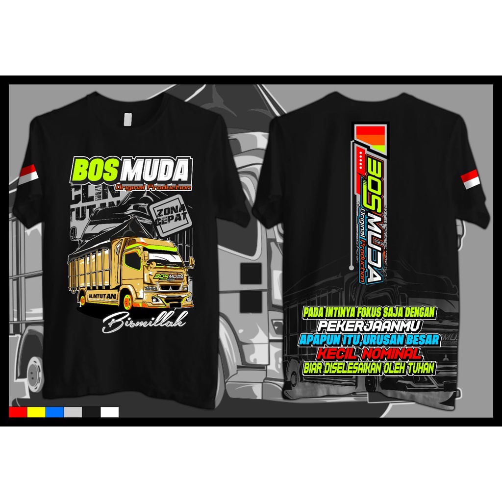 KAOS TRUK - BOSS MUDA ORIGINAL PREMIUM QUALITY