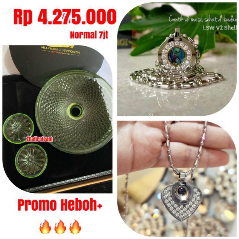 Promo 2 kalung dan Bioglass