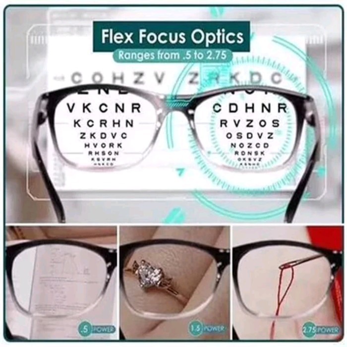 BAGUS BELI Kacamata Hyper Flex - Felxi Autofocus One Power Vision Optics