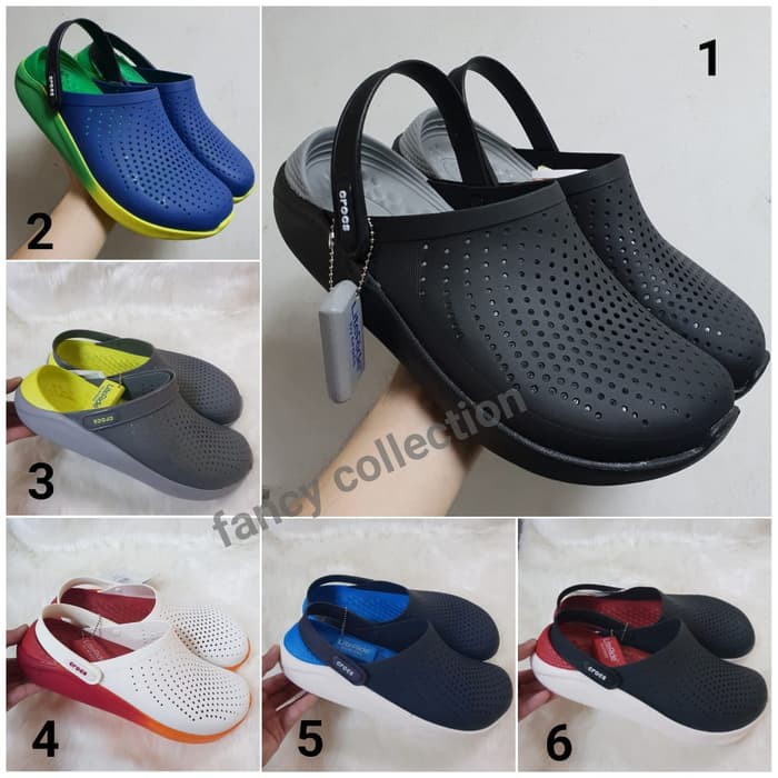 Lucu Sandal Crocs / Croc Literide Graphic Clog Terbaru Bagus