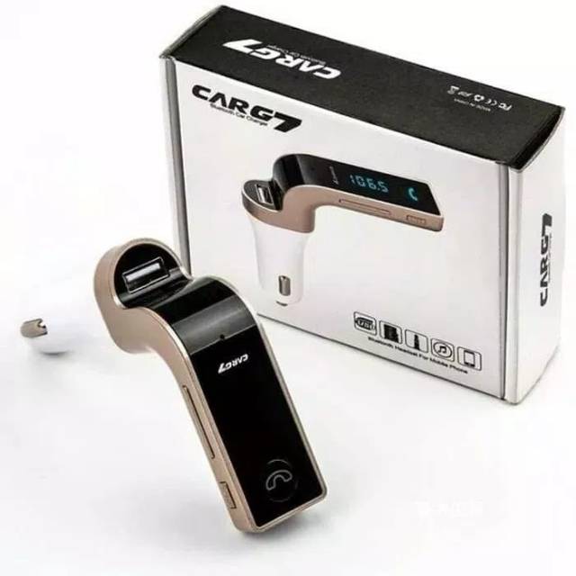 CARG7 FM MODULATOR + BLUETOOTH MP3 PLAYER MUSIC RADIO MOBIL  / MURAH BANGET