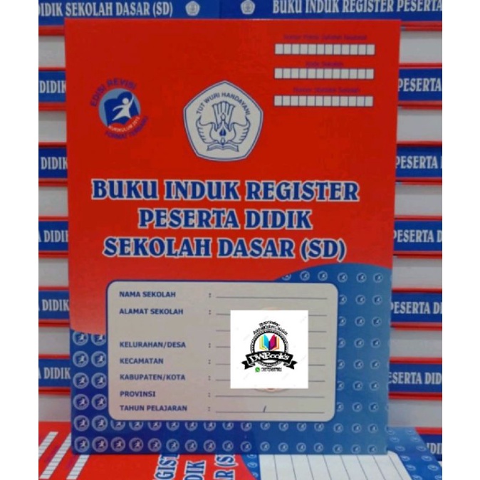 

BUKU INDUK REGISTER SD EDISI REVISI K13 isi 50 siswa (gratis packing bublle wraap)