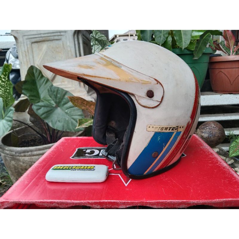 Helm Fighter bukan helm gl series helm fighter original helm vintage jadul