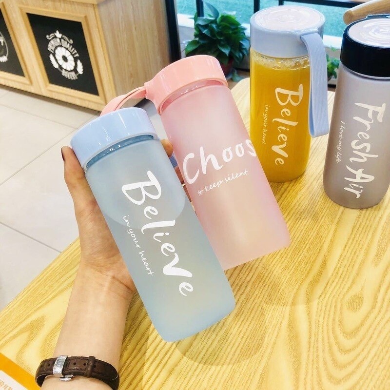 Botol Minum Kata motivasi Botol Air Minum 450 ml [SS]