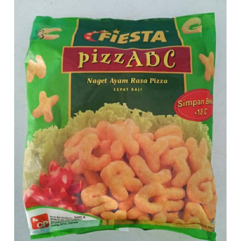 

Fiesta Nugget PizzaBc Termurah / Fiesta Nugget Ayam Rasa Pizza Bentuk ABC