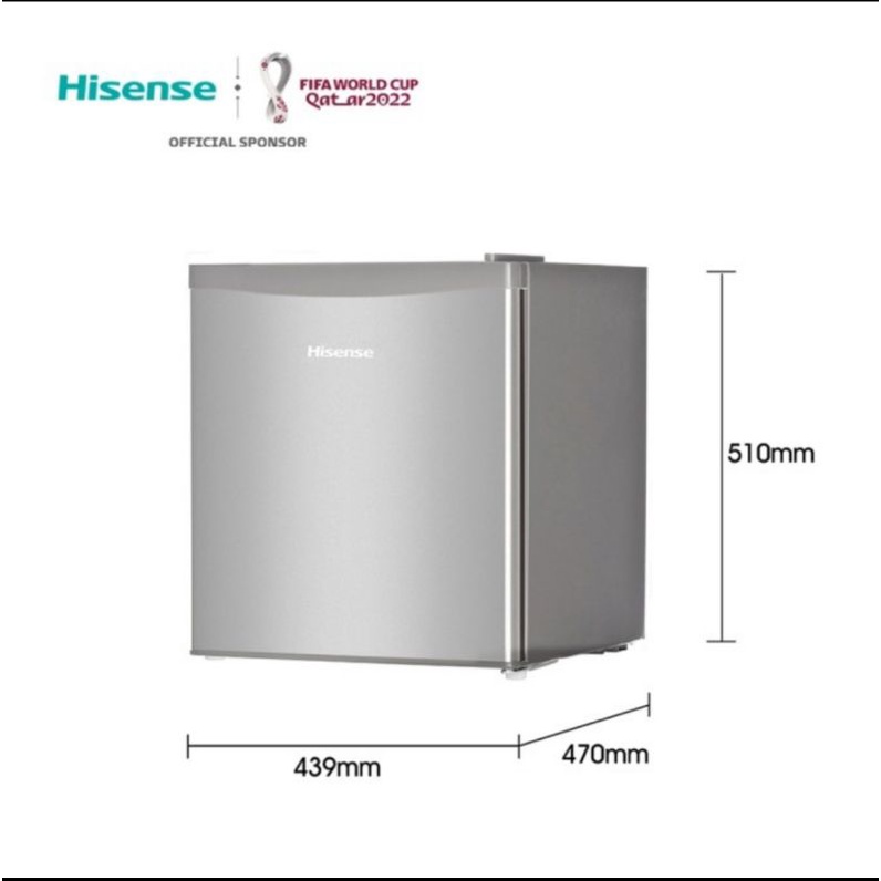 Hisense Kulkas Mini Bar Refrigerator RR58N4IGN