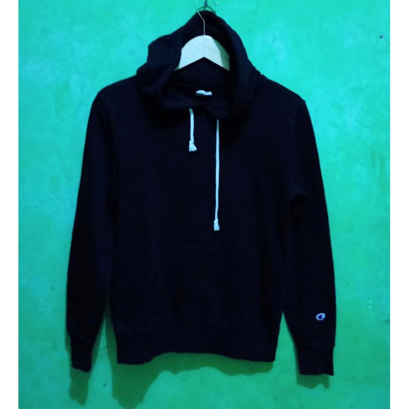 hoodie champions hitam & abu