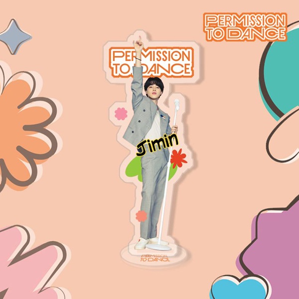 standee akrilik BTS Permission To Dance rm jin v suga jimin jhope jk bangtan standing acrylic (3H2) agk024