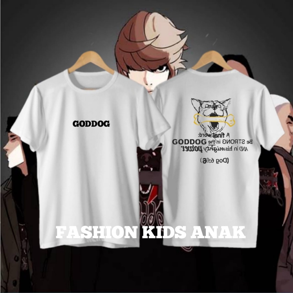 (BISA COD) Kaos TshirtT Pria Wanita Kaos Goddog Crew Viral