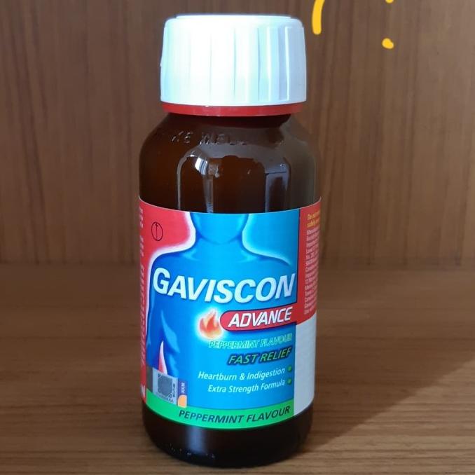 [[ Eferiusaya ]] Gaviscon Advance obat maag asam lambung Peppermint Flavour 150ml