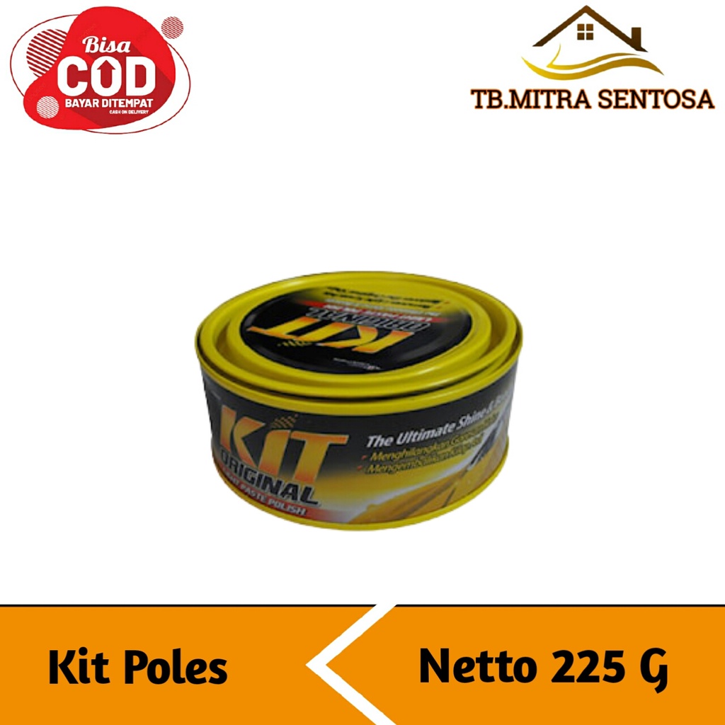 Kit poles kaleng wax kuning paste bodi motor  mobil kit paste original