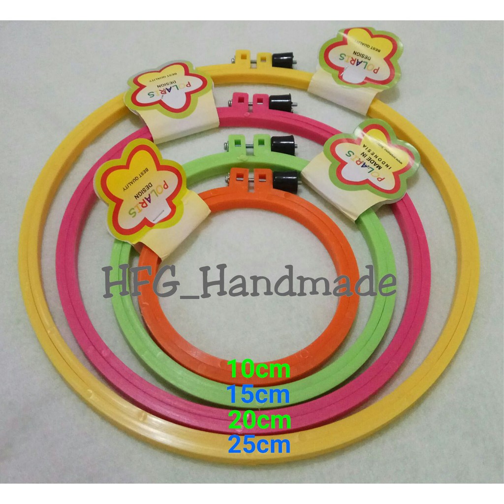Hoop Plastik 25cm Pemidangan Plastik Midangan Plastik Ram Plastik