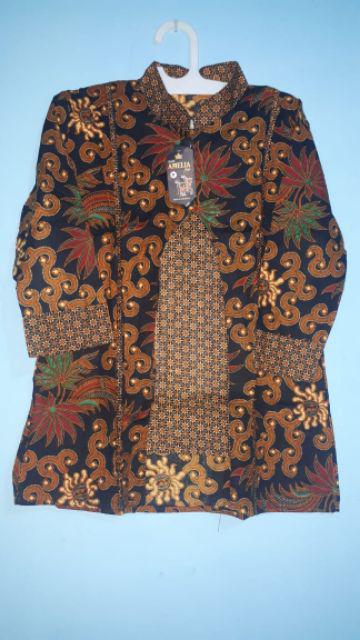 Terlaris Serut Genes Jelita Tunic Navbor Yelbor Whitbor Creambor Tunik Batik Modern Hrb030 Dolbi Dob