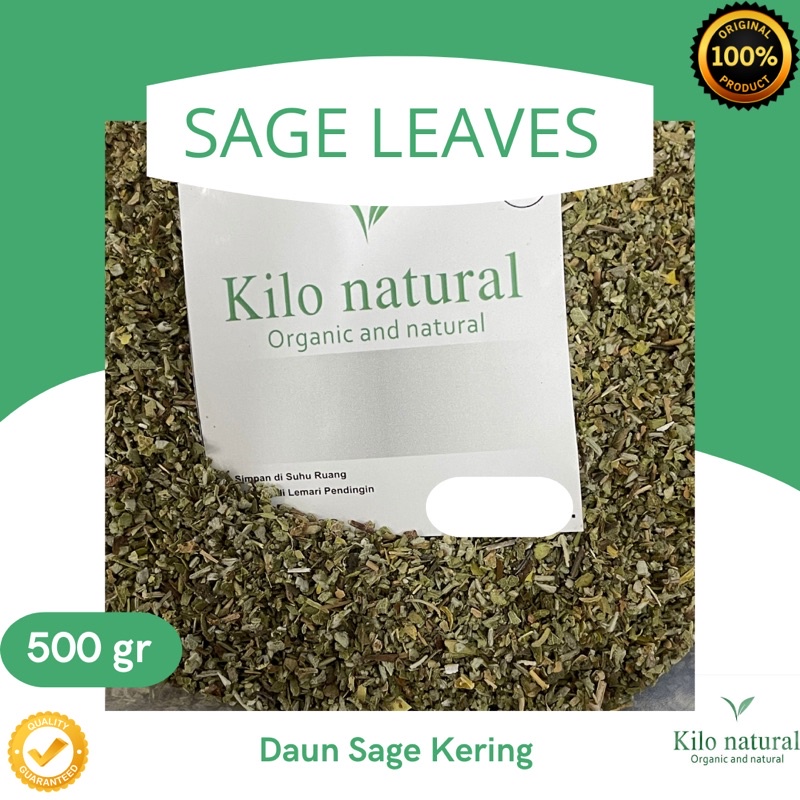 

Sage Leaves 500gr / Sage potong kecil / Daun cacah Sage Kering 500gr