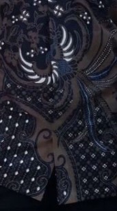 Jamalpurnomo Hitam Batik Pria Lengan Panjang Full Furing Batik Solo