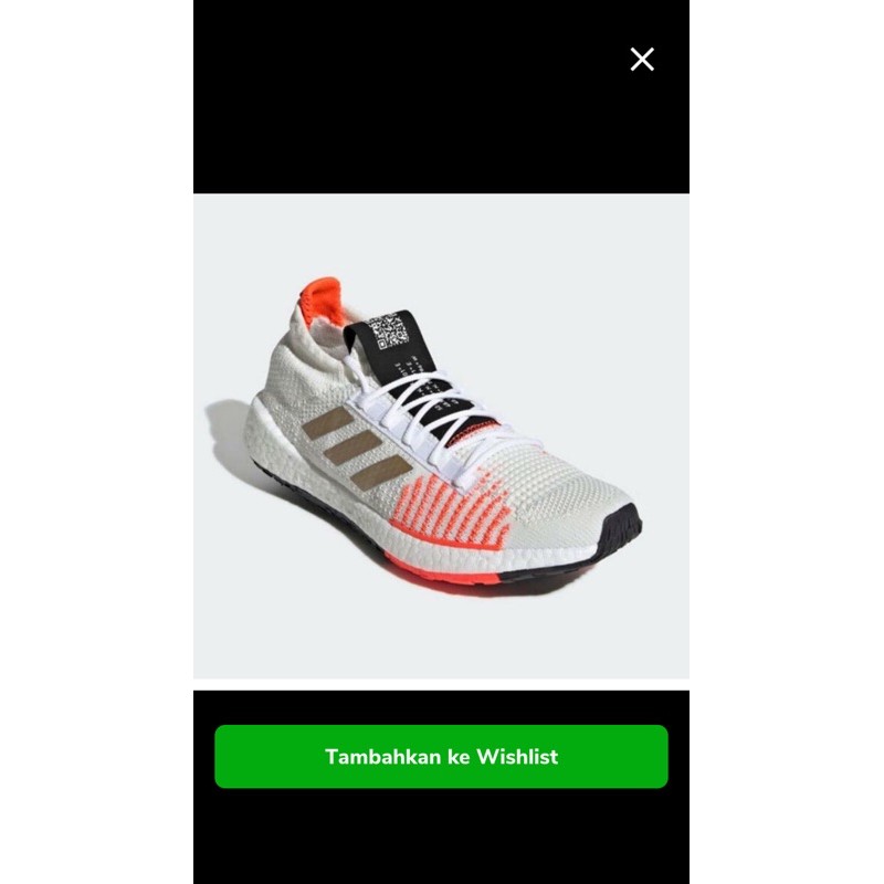 adidas pulseboost HD Running shoes sepatu lari pria FU7339 original quarantee