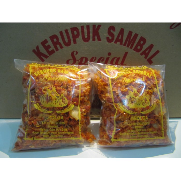 

Kerupuk Sambal Special Sibolga, Original, Fresh From the Oven - 1/4 Kg