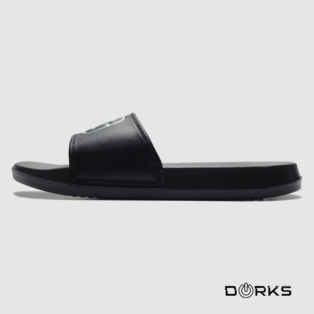 Dorks - Dope Black | Sandal Slop | Sandal Slide | Sandal Slide Pria |  Sandal Murah | Sandal Original-2