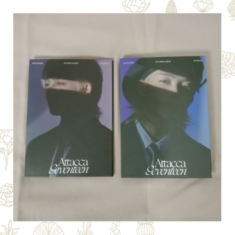 SEVENTEEN Attacca Carat ver ALBUM S.Coups + Jeonghan + pc Vernon carver