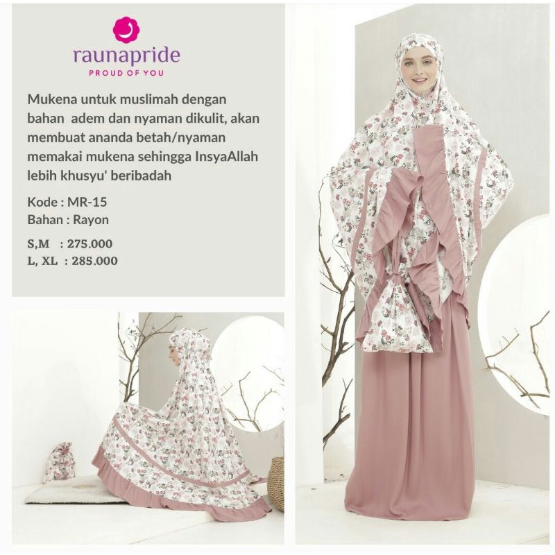 MUKENA RAUNA PRIDE MR15 MUKENA DEWASA