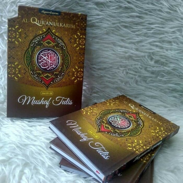 Al Qur’an mushaf tulis 3 jilid syamil