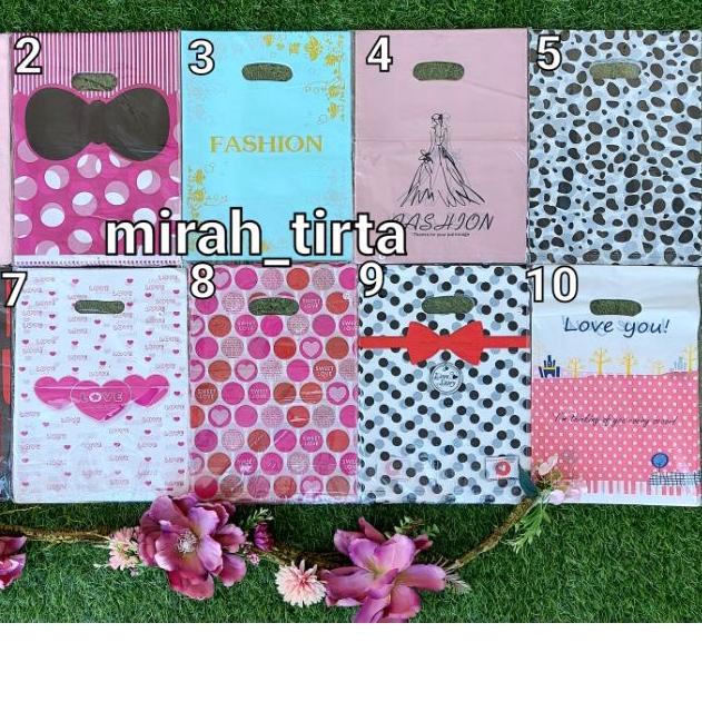 

❤❤ Kantong kresek plong motif 25x35. Kresek olshop motif .kantong pond olshop online shop plong motif.