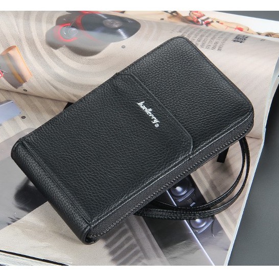 BAELLERRY D9003 Dompet Pria Wanita Panjang Bahan Kulit PU Leather Premium WATCHKITE WKOS