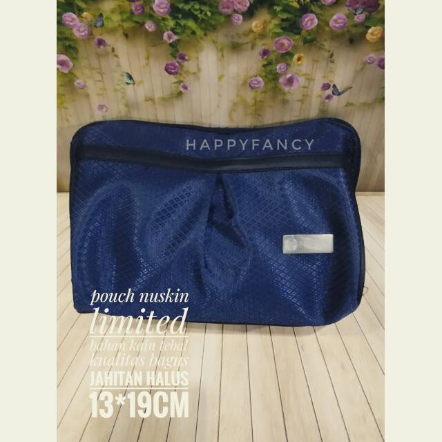 Tas pouch limited nu-skin biru