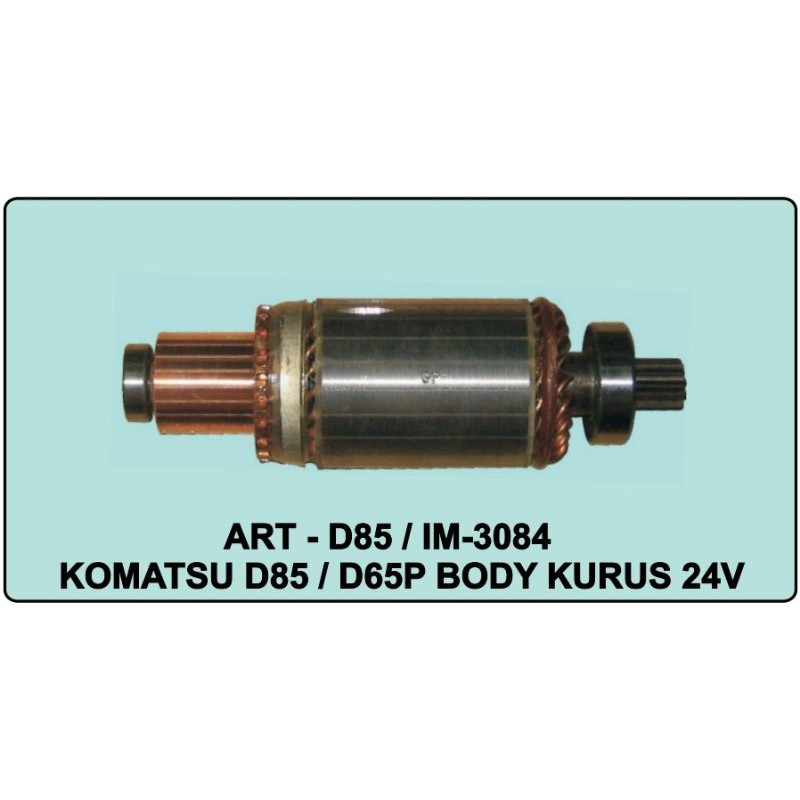 Armature Angker Starter Komatsu D85 D85P D65P PC300 Body Kurus