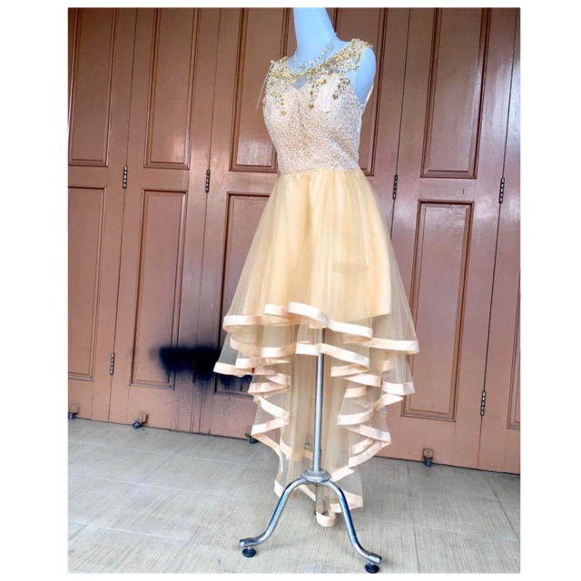 GAUN KONDANGAN GOLD MEWAH