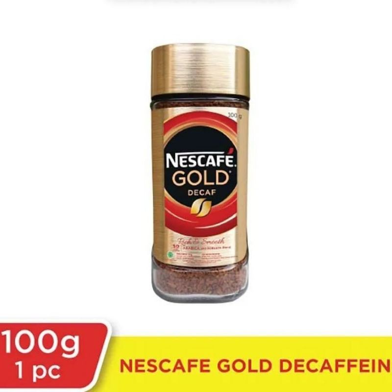 

Nescafe Gold Decaf Botol 100g - Rich & Smooth