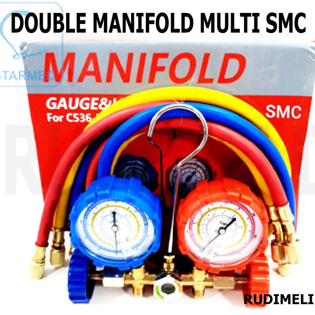 DOUBLE MANIFOLD  MULTI PENGISIAN Pr3on SMC