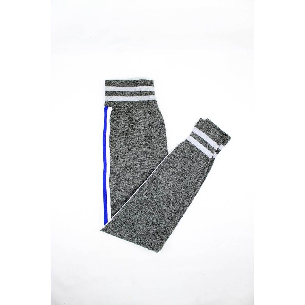 [Hits] #9125-2 celana legging wanita yang sedang populer strip polos