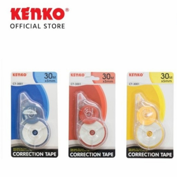 

Diskon Correction Tipe Ct 3001 Kenko / Tipe-X Ct 3001 Kenko 30M Sale!!!