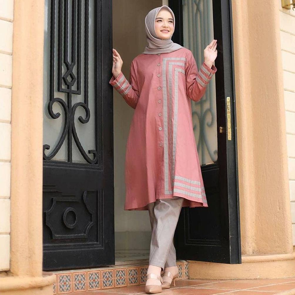 Alya Tunik Baju Tunik Wanita Terbaru 2020 Toyobo Baju Atasan Wanita Tunik Busui Tunik Remaja
