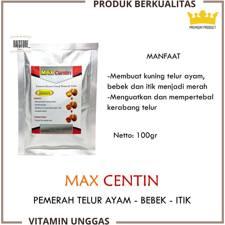 

((BISA COD)) PEMERAH KUNING TELUR AYAM & BEBEK MAX CENTIN 100G - pemerah telur ayam - pemerah telor